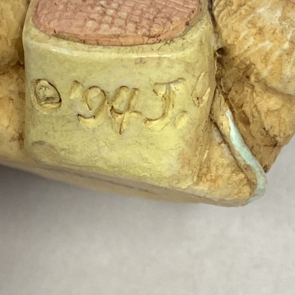 Set It 2 Vintage 1994 Teddy Bear Babies J.C Resin Mini Bear Figurines Animals - Picture 6 of 9